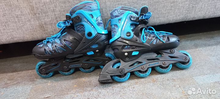 Ролики раздвижные 36-39 + защита