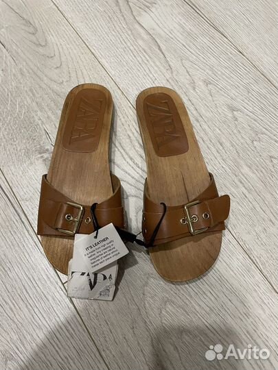 Шлепанцы zara 38
