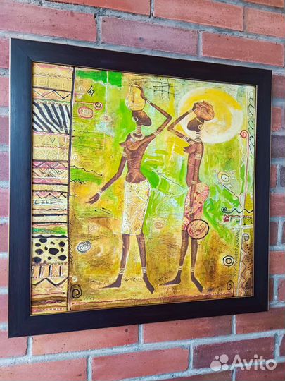 Постер на холсте в раме