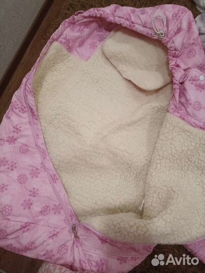 Зимний конверт в коляску