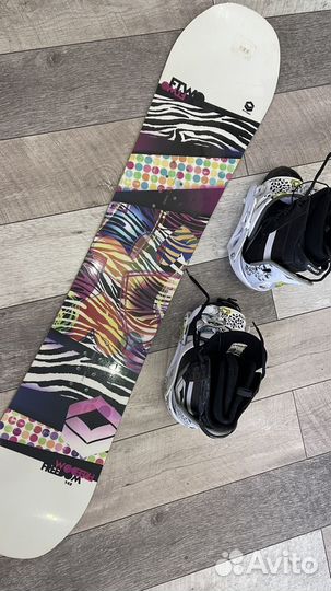 Сноуборд ботинки крепление 143