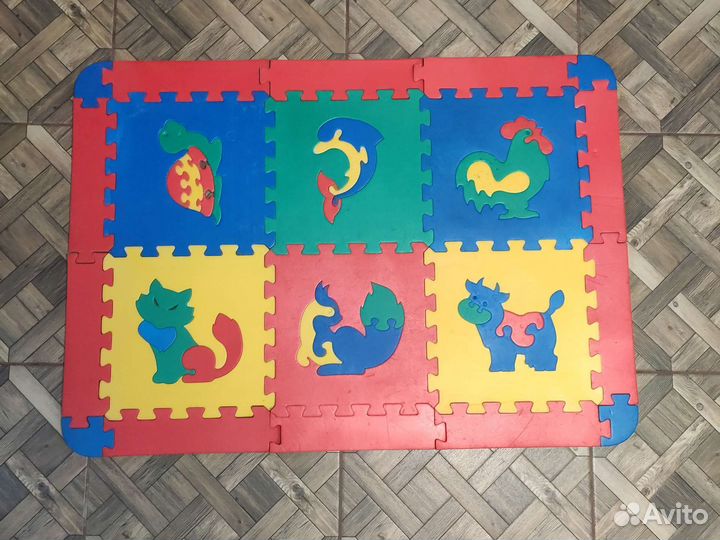 Детский коврик пазл