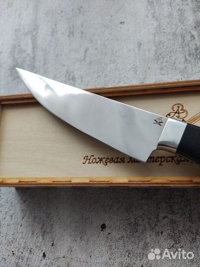 Нож кухонный малый из кованой стали 95х18
