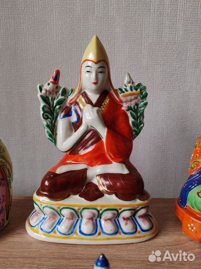 Статуэтка фарфор буддизм старинные