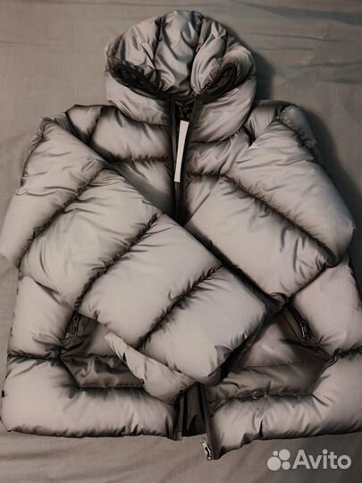 Пуховик tommy sinny shade gray puffer