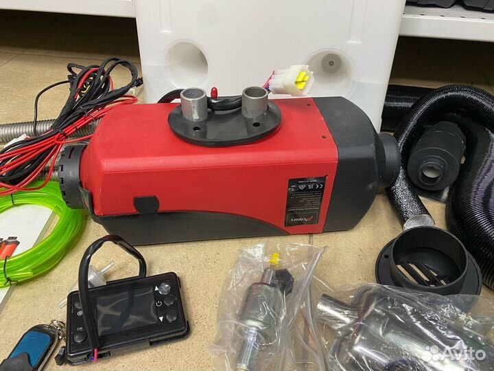 Автономный отопитель сухой фен 12в 2кВт