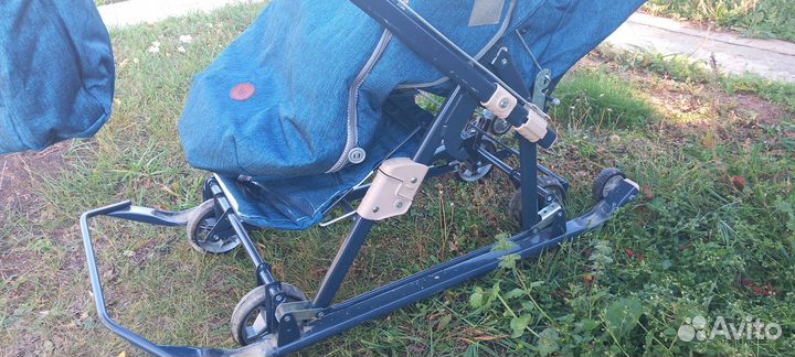 Санки коляска зимние