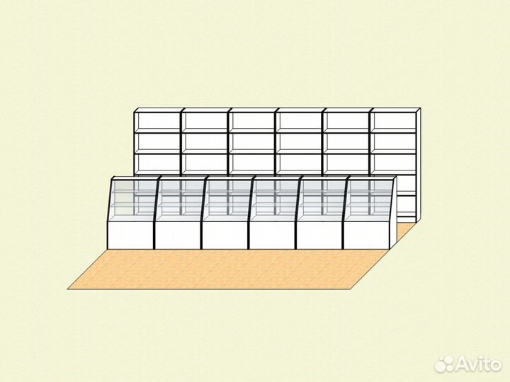 Стеллажи торговые