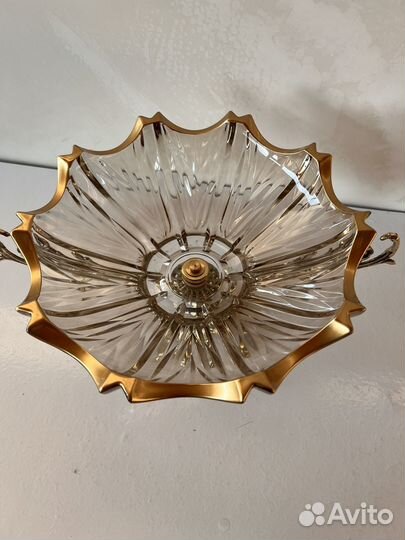 Ваза хрустальная иранская бронза