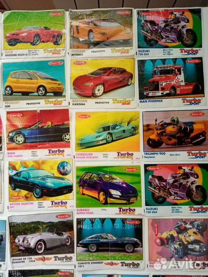 Вкладыши от жвачки turbo classic Kent турбо,102 шт