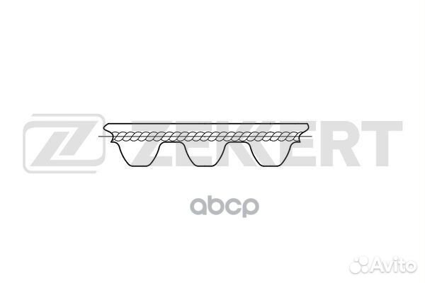 Ремень зубчатый грм Kia Rio 02- Carens II 03