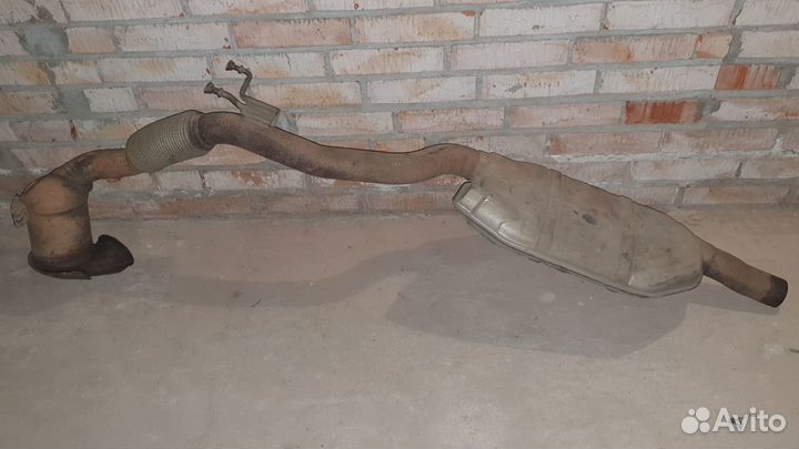 Труба ог с катализатором и резонатором VAG