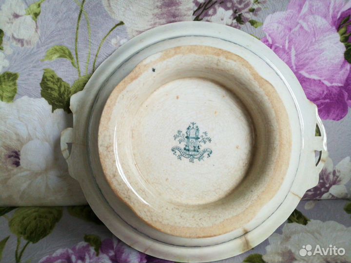 Блюдо фарфоровое антикварное