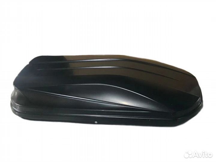 Бокс на крышу 460л., 173х80х42, серый, черный