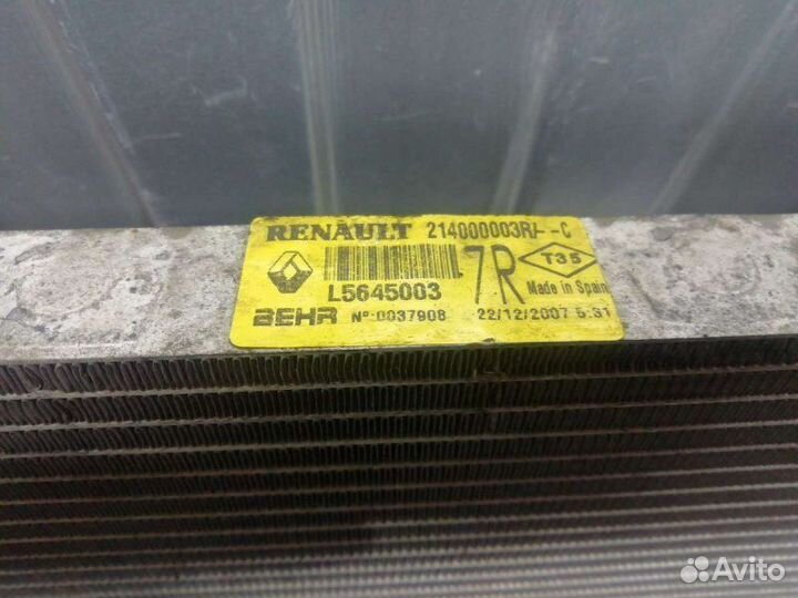 Радиатор основной Renault Laguna 3 универсал 2.0