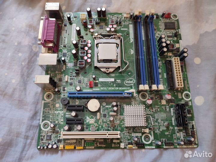 Материнская плата intel dq57tml + i5-650 3.2ghz
