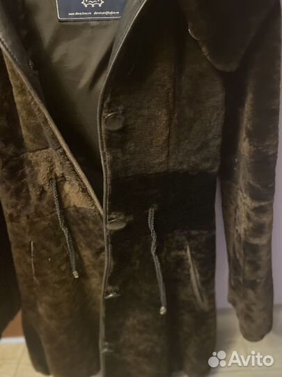 Мутоновая шуба шоколад 42 фабрика Слава