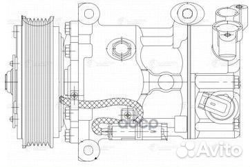 Lcac 20Z6 компрессор кондиционера Citroen C4/P