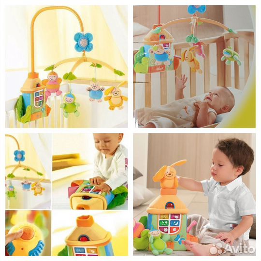 Мобиль подвесная карусель на кроватку Chicco