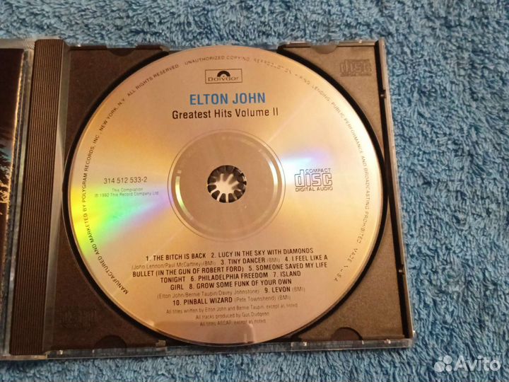 CD Elton John's Greatest Hits, Vol. 2