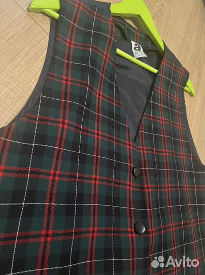 Жилет клетка