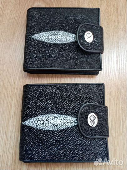 Кошельки из кожи рыбы скат