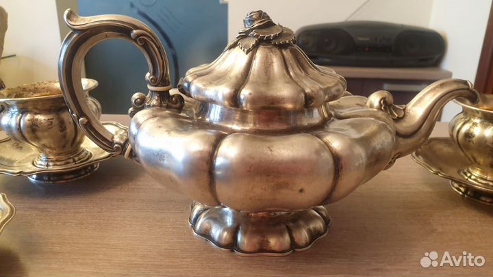 Сервиз серебро антиквариат