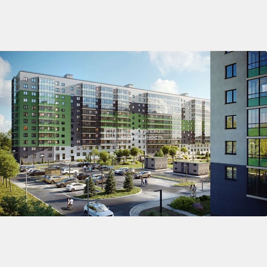 Квартира-студия, 22,2 м², 2/12 эт.