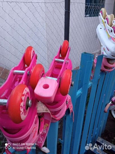 Роликовые коньки детские 34