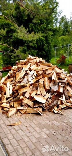 Дрова колотые сухие