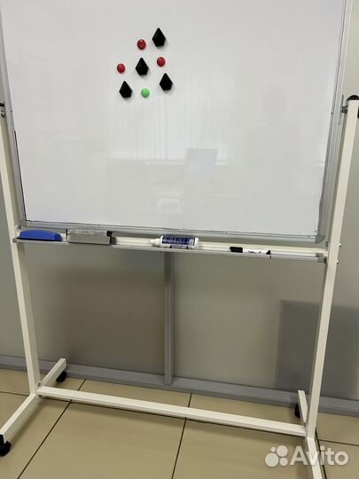 Доска магнитно-маркерная 90х120 полотно