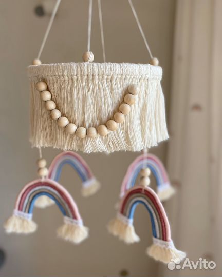 Мобиль на кроватку новый