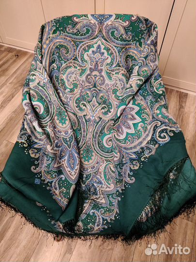 Павловопосадский платок Ясно солнышко 9