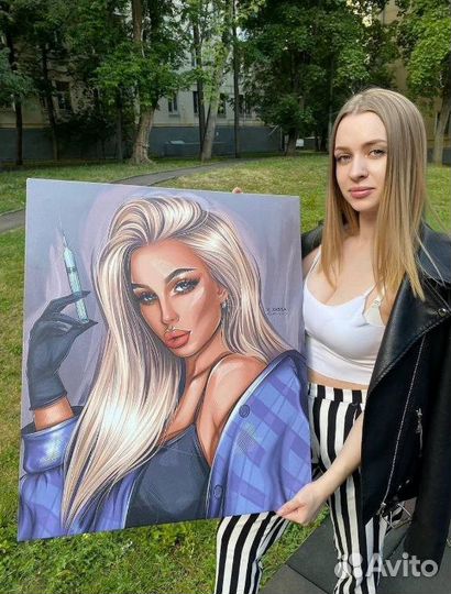 Портрет по фото,картина на холсте