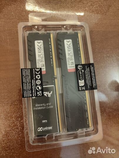 32Gb DDR4 3733MHz Kingston Fury Beast Black