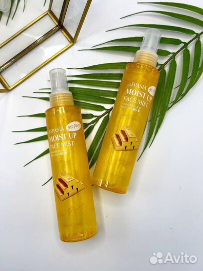 Мист для лица aspasia с ионами золота корея