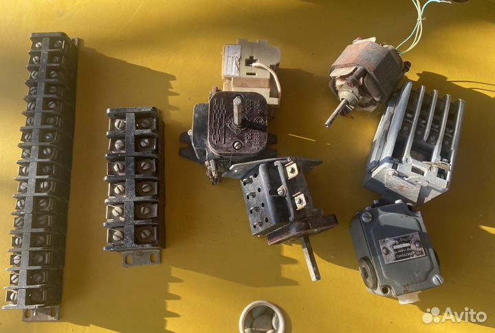 Колодки,пускатели,переключатель