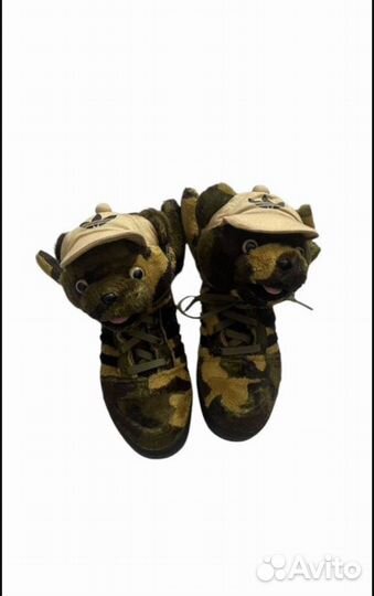 Adidas jeremy Scott camo bear