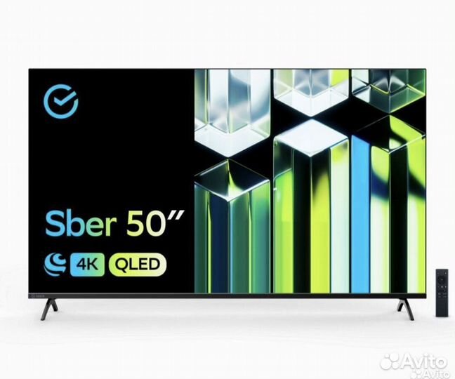 Телевизор sber 50 qled