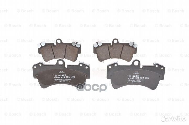 Колодки тормозные 0986424739 Bosch