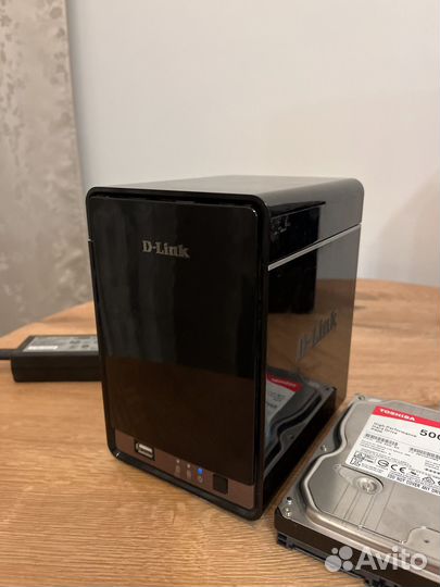 NAS Сетевое хранилище D-link (2 x SATA) с диском