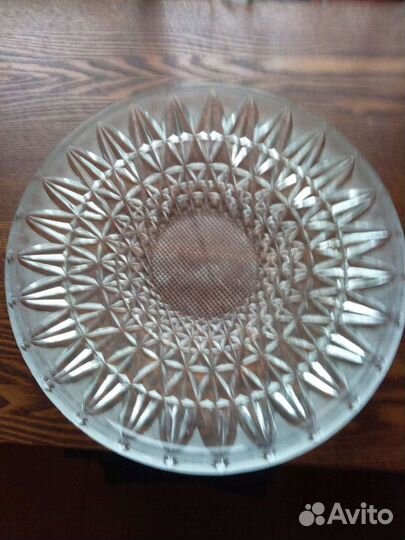 Хрусталь СССР: блюдо, чаша