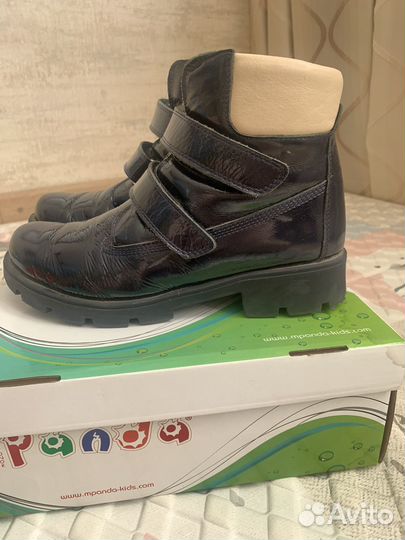 Ботинки демисезонные для девочки 35 размер
