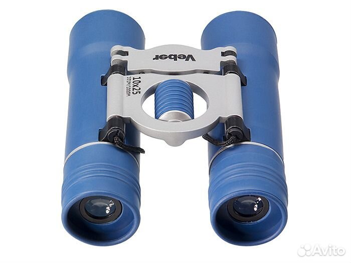 Бинокль Veber Sport new бн 1025 синий/серебристый