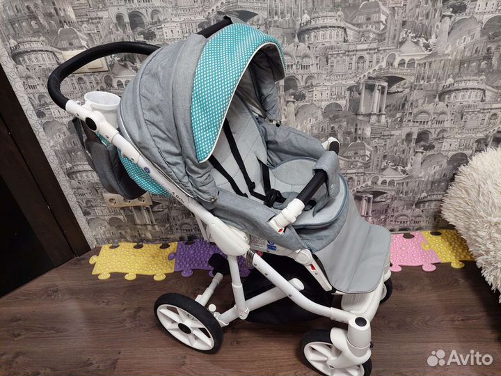 Коляска Адамекс Сицилия Делюкс 2 в 1