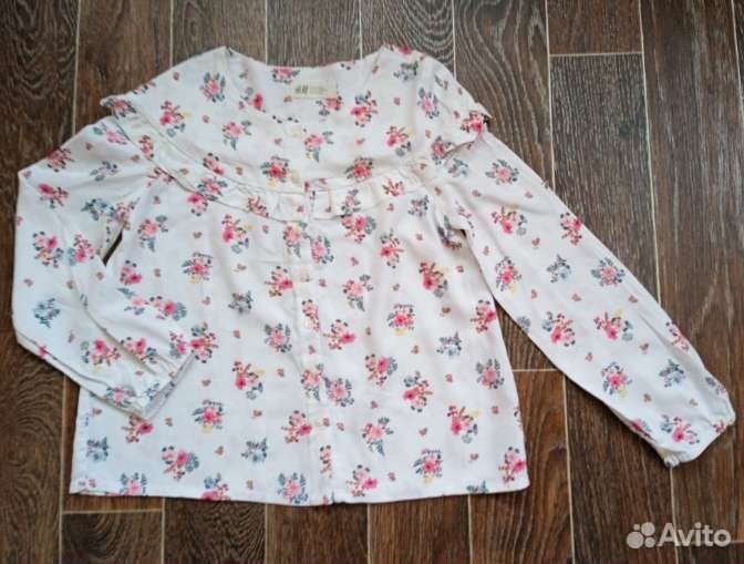 Блузка на девочку 128,H&M
