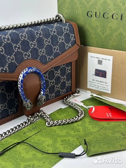 Сумка женская gucci натуральная кожа