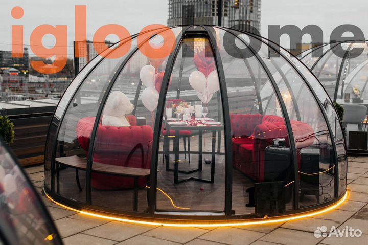 Всесезонные купольные беседки Иглу