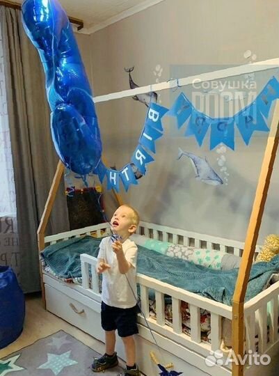 Кровать из бука вигвам