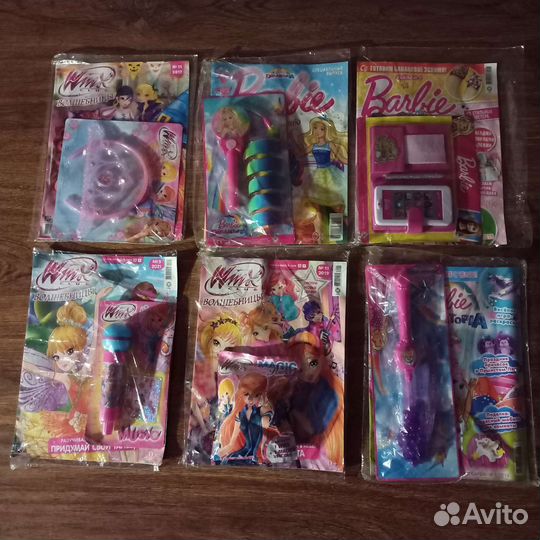 Winx и Барби журналы